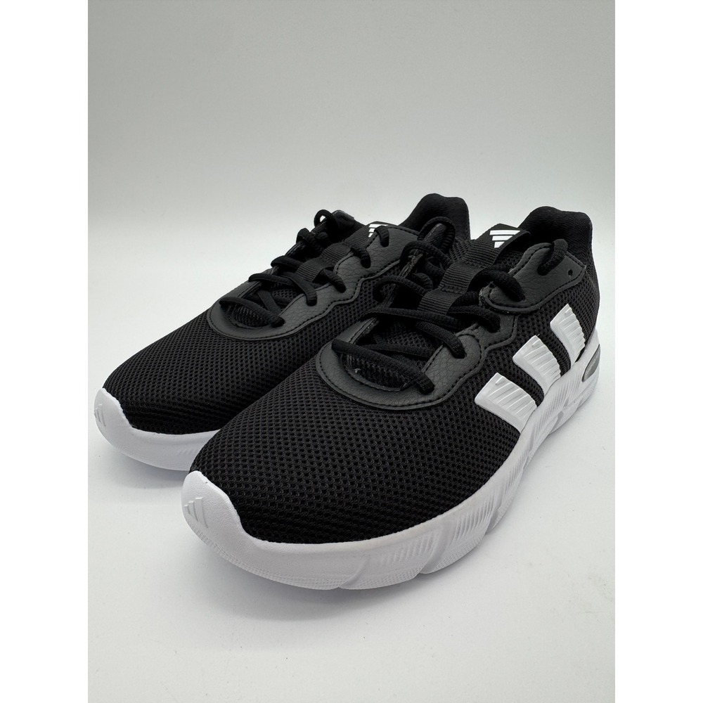 Adidas Cloudfoam Flex Laces Women's Size‎ 6.5 Black White Running Shoes